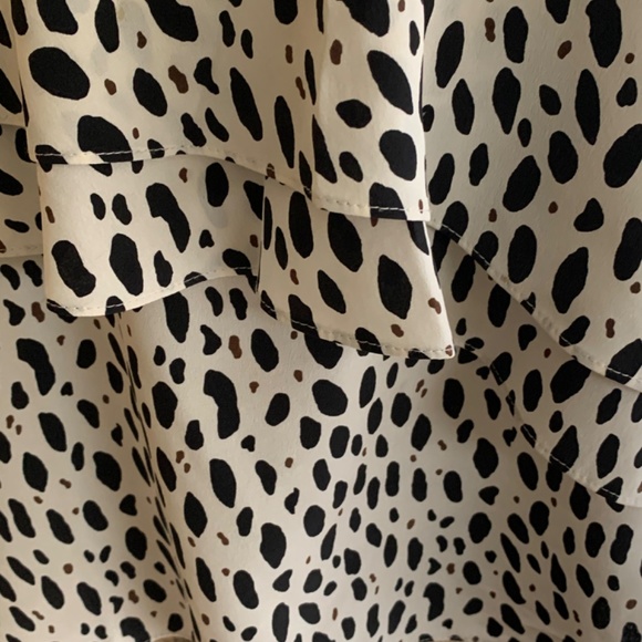 New J. Crew silk leopard print cami size 12 tank career party tank top layer - Picture 11 of 14